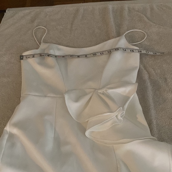 Aidan by Aidan Mattox by y Anthropologie stunning luxury cascade sheath dress. - Picture 11 of 13